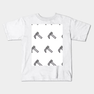 Pullet, repair, construction, tool, work, seamless, pattern Kids T-Shirt